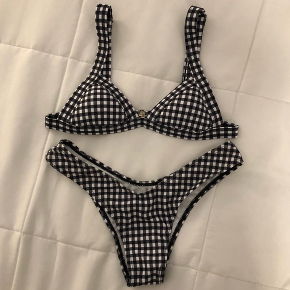 Zaful Gingham Bikini - Picture 2 of 8